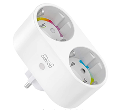 Bild zu Gosund Wlan smarte Doppelsteckdose (kompatibel mit Alexa, Google Home, Siri) für 14,24€