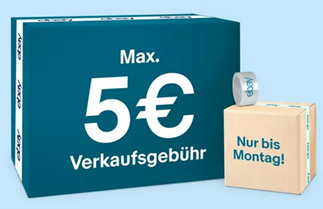 Bild zu [nur noch heute] eBay: maximal 5€ Verkaufsgebühr für Verkäufe