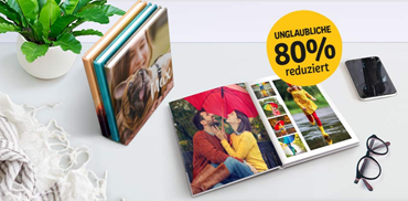 Bild zu Rewe Fotos: 80% Rabatt auf das Fotobuch A4 Hardcover mit 24 Seiten (nur Neukunden)