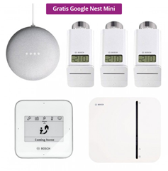Bild zu Bosch Smart Home – Starter Set Heizung + gratis Google Nest Mini + gratis Twist für 209,95€ (Vergleich: 327,80€)