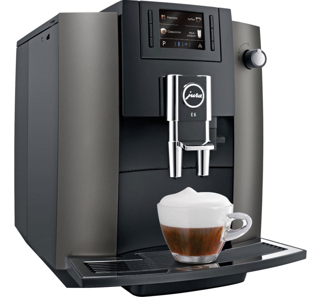 Bild zu JURA Kaffeevollautomat E6 Dark Inox für 634,95€ (VG: 730€)