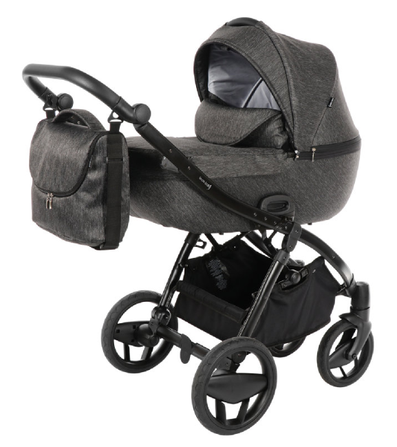 Bild zu knorr-baby Kombikinderwagen Piquetto Uni Schiefer für 309,99€ (VG: 467,89€)