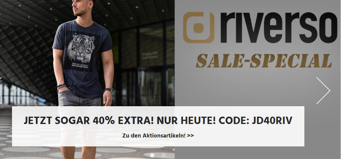 Bild zu Jeans Direct: 40% Extra-Rabatt auf die Artikel von Riverso