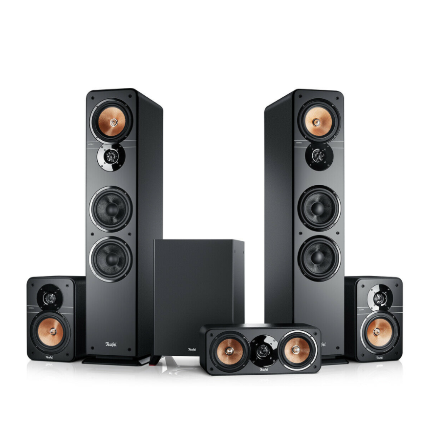 Bild zu Teufel Ultima 40 Surround „5.1-Set“ Heimkino 5.1 Kino Lautsprecher Soundanlage (schwarz oder weiß) für 877€ (VG: 997,15€)