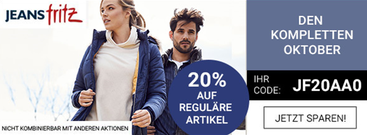 Bild zu Jeans Fritz: 20% Rabatt auf die reguläre Ware