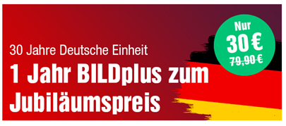 Bild zu [nur noch heute] 12 Monate BILDplus für 30€ anstatt 79,90€