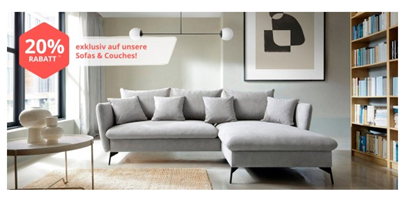 Bild zu Yourhome: 20% Rabatt auf Sofas und Couches