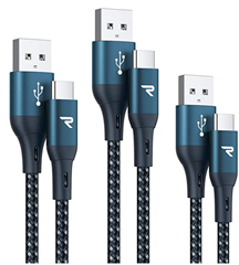 Bild zu RAMPOW USB C Ladekabel (1m + 2m + 3m) für 7,99€