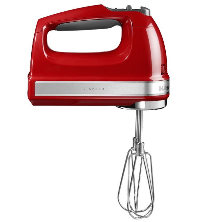 Bild zu KITCHENAID 5KHM9212EER Handmixer Empire Rot (85 Watt) für 87€ (VG: 97,47€)