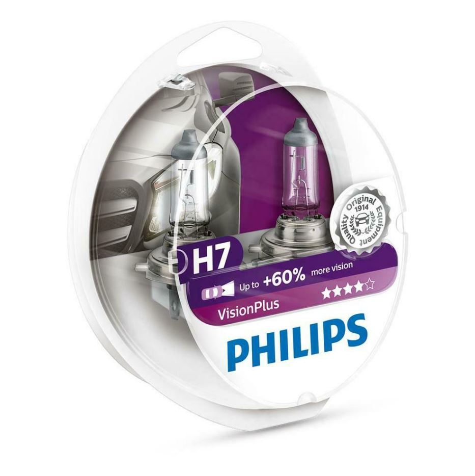 Bild zu Philips VisionPlus +60% H7 Glühlampe, 2 Stück für 6,91€ (VG: 18,25€)