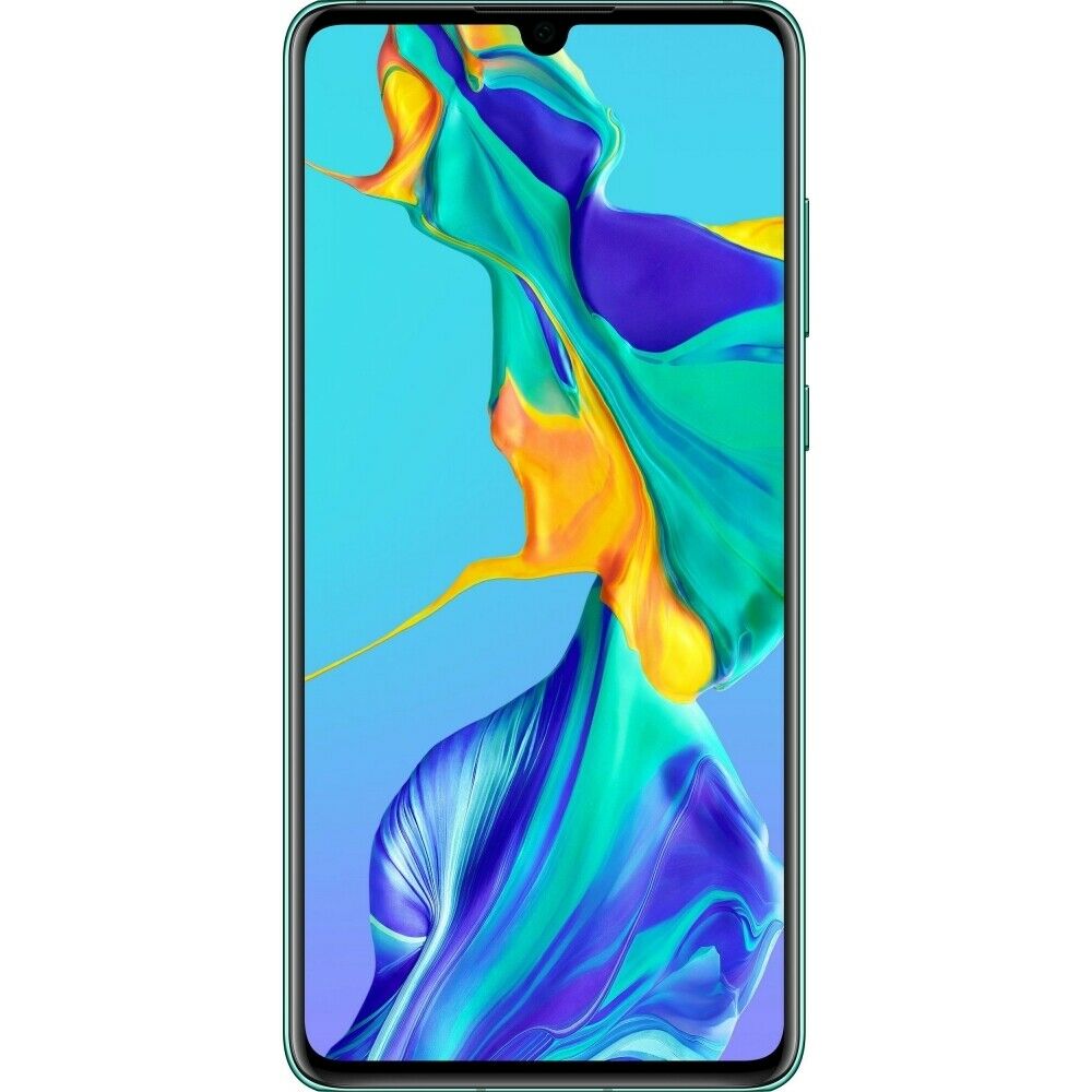 Bild zu 6 Zoll Smartphone Huawei P30 Aurora Blue (128 GB) für 374,90€ (Vergleich: 429,90€)