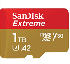 Bild zu SanDisk Extreme A2 U3 V30 microSD microSDXC 1TB für 188,64€ (VG: 247,55€)