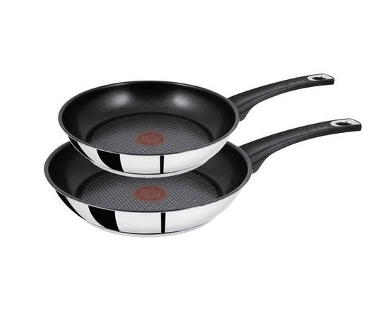 Bild zu Tefal Jamie Oliver Pfannen-Set 20cm + 26cm (für alle Herdarten & Induktion, backofenfest bis 175°C) für 33€ (VG: 42,99€)