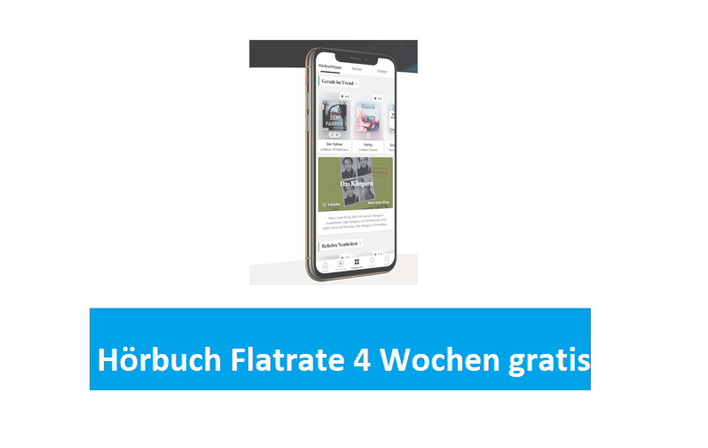 Bild zu [Top] BookBeat Hörbuch Flatrate 3 Wochen gratis testen