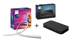 Bild zu PHILIPS Hue Play Gradient 55 Zoll Lightstrip + HDMI Sync Box ab 369€ (Vergleich: 419,88€)