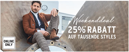 Bild zu Ansons: 25% Rabatt auf tausende Styles