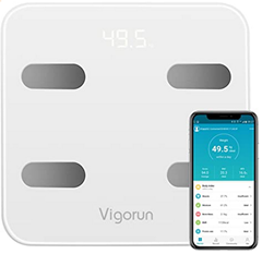 Bild zu Vigorun Bluetooth Körperfettwaage/Körperanalysewaage mit App für 14,99€