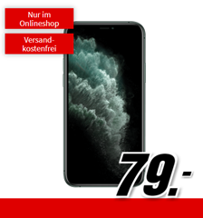 Bild zu APPLE iPhone 11 Pro (nachtgrün) für 79€ (Vergleich: 867€) mit Vodafone Allnet Flat, SMS Flat und 40GB LTE Datenflat für 39,99€/Monat