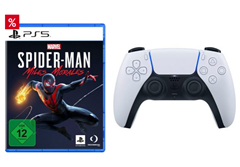 Bild zu PlayStation 5 Dualsense Wireless-Controller (inkl. Marvel’s Spider-Man: Miles Morales) für 99,99€ (Vergleich: 117,85€)