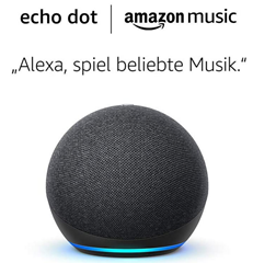 Bild zu Amazon Echo Dot (4. Generation) + Amazon Music Unlimited (6 Monate gratis, danach kostenpflichtig) für 29,24€