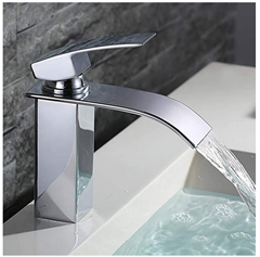 Bild zu Homelody Wasserfall Waschtischarmatur (wassersparend) für 23,99€