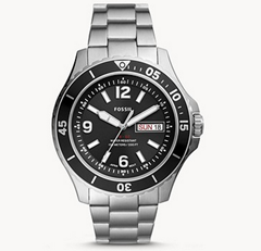 Bild zu Fossil FB-02 Stainless Steel für 50,40€ (VG: 81,88€)