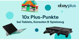 Bild zu [nur noch heute] eBay Plus: 10-fach Punkte auf alle Konsolen, Tablets & Spielzeuge