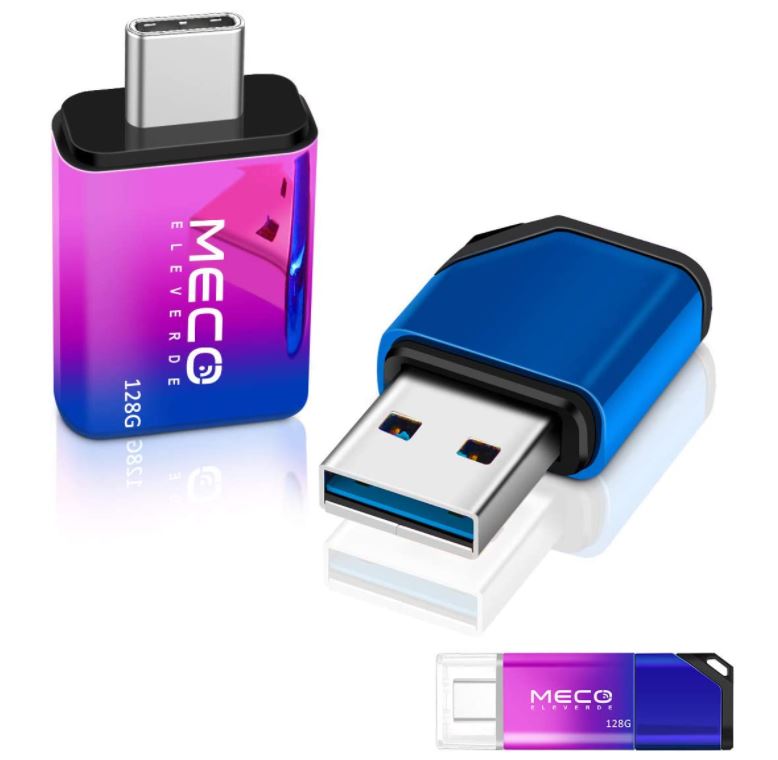 Bild zu [Prime] MECO ELEVERDE USB 3.0 Stick 64GB (OTG, „wasserdicht“, inkl. USB-C Adapter) für 14,29€