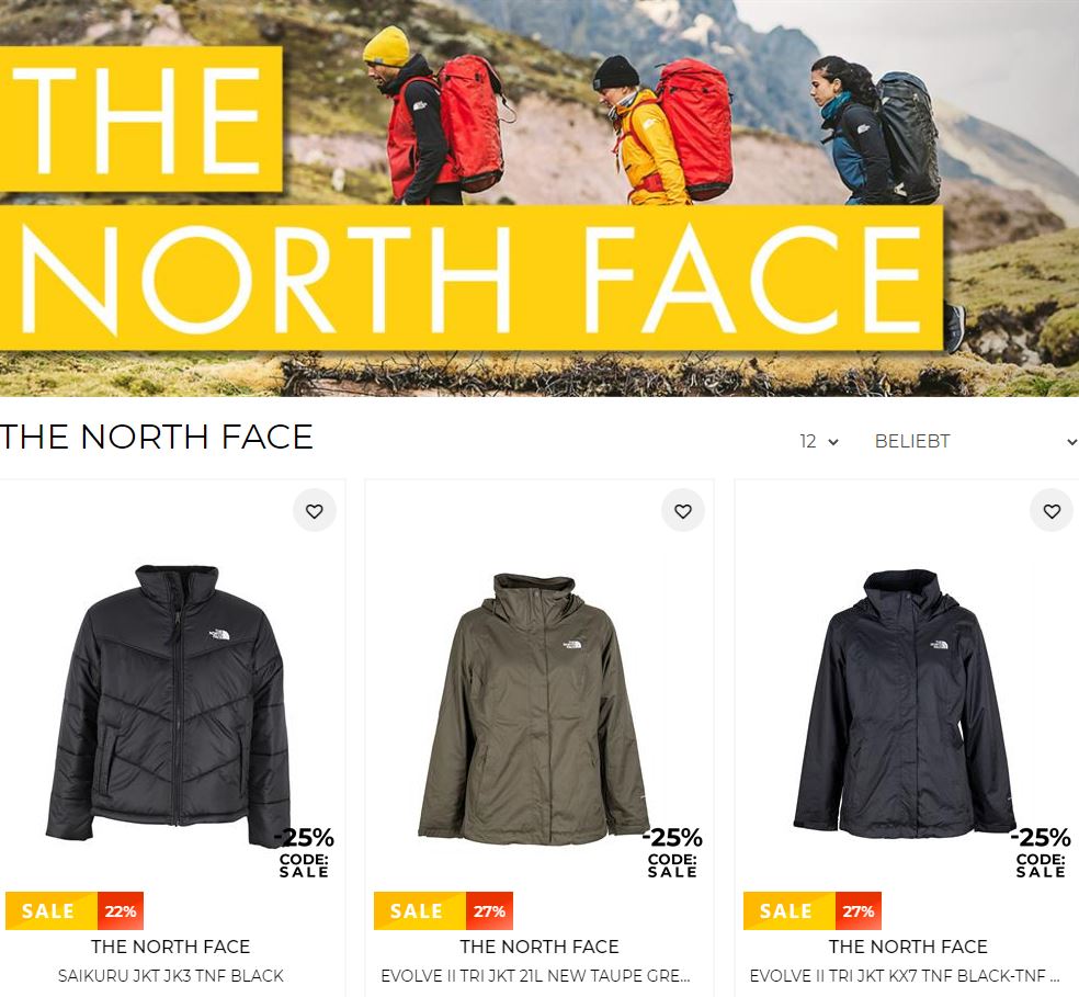 Bild zu Tara-M: 25% Extra-Rabatt auf bereits reduzierte The North Face Jacken