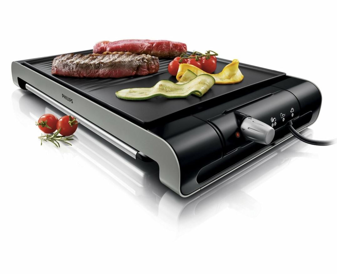 Bild zu PHILIPS HD4419/20 Tischgrill 2300 Watt Grill 30x37cm Elektrogrill für 49,99€ (VG: 64€)