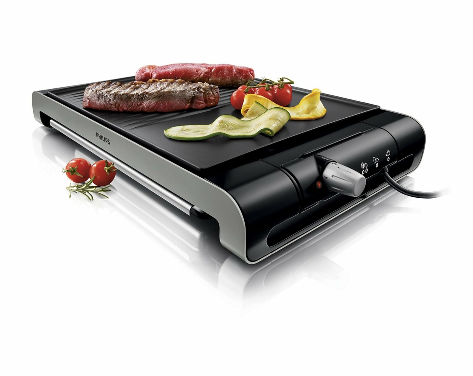 Bild zu [B-Ware] Tischgrill Philips HD4419/20 für 49,99€ (Vergleich: 59,99€)