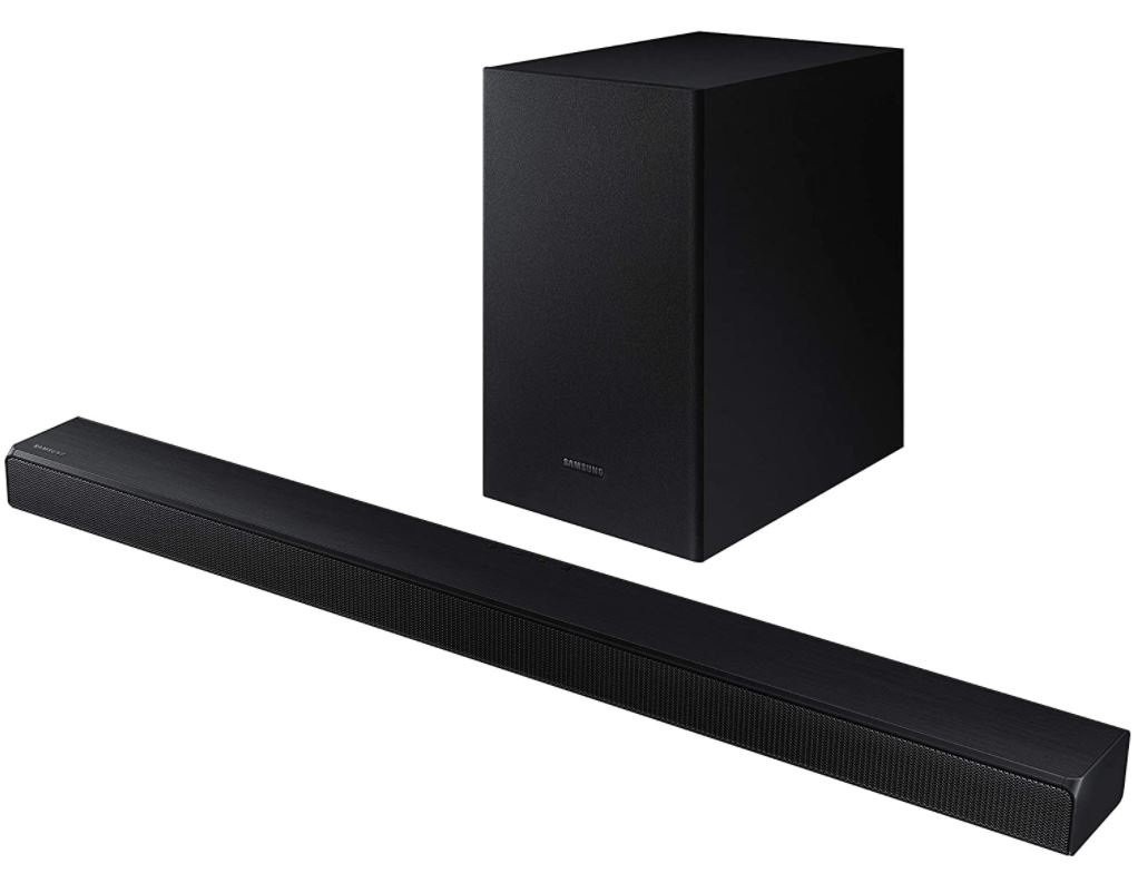 Bild zu Amazon.it: Samsung HW-T530 2.1 Soundbar inkl. wireless Subwoofer (290 Watt, HDMI ARC, Toslink, Dolby Digital, DTS, Virtual Surround Sound) für 153,63€ (VG: 219€)