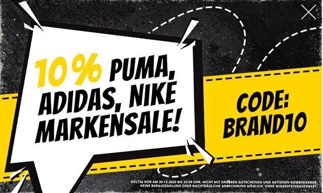 Bild zu SportSpar: 10% Extra-Rabatt auf die Marken Puma, Adidas und Nike