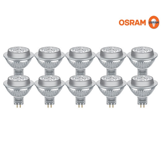 Bild zu 10 Stück dimmbare Osram Parathom GU5.3 LED-Spots für 25,90€ (Vergleich: 42,79€)