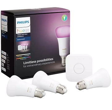 Bild zu Philips Hue White & Cololor Ambiance Starter-Set (E27) für 106,84€ (Vergleich: 134,98€)