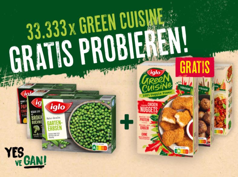 Bild zu Iglo Green Cuisine (fast) gratis testen dank Kaufpreiserstattung