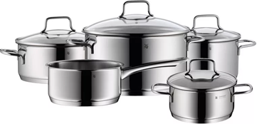 Bild zu WMF Topf-Set »Astoria«, Cromargan® Edelstahl Rostfrei 18/10, (Set, 9-tlg), Induktion für 84,99€