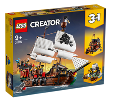 Bild zu LEGO 31109 Piratenschiff Bausatz für 64,99€ (VG: 75,96€)