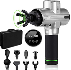 Bild zu Muskelmassagegerät (Massage Gun) mit 8 Massageköpfen für 49,49€ inklusive Versand