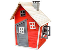 Bild zu Wiltec Spielhaus für Kinder aus Fichtenholz für 178,93€ (VG: 229,23€)