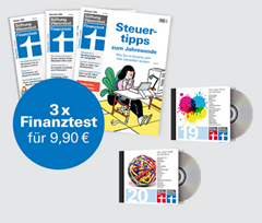 Bild zu 3 x Finanztest + CD 2019 + CD 2020 gratis + 3 Monate test.de-Flatrate für für 14,90 €