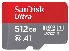 Bild zu SANDISK Ultra, Micro-SDXC Speicherkarte, 512 GB, 100 MB/s für 57€ (VG: 74,90€)