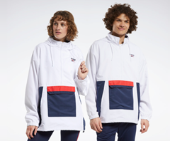 Bild zu Reebok Classics Team Sports Anorak weiß für 38,48€ (Vergleich: 57,90€)