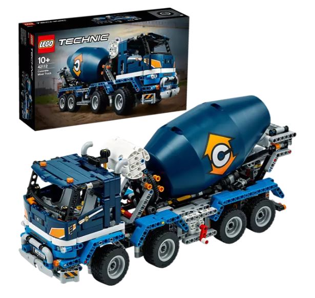 Bild zu LEGO TECHNIC 42112 Betonmischer-LKW Bausatz, Mehrfarbig für 64,99€ (VG: 74,39€)