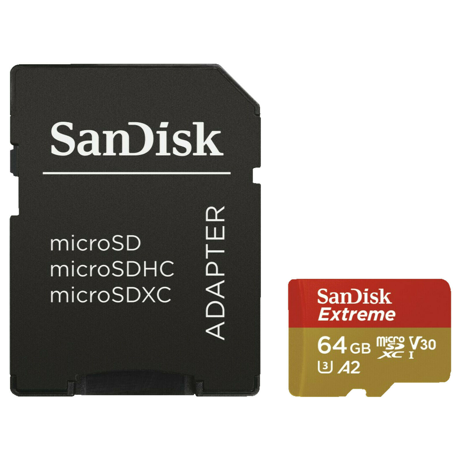 Bild zu 64 GB Sandisk Extreme Micro-SDXC Speicherkarte für 8,99€ (Vergleich: 12,98€)