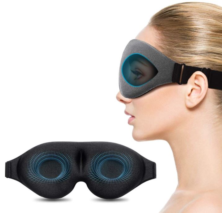 Bild zu Unimi 3D Schlafmaske (100% Lichtundurchlässig) für 5,39€