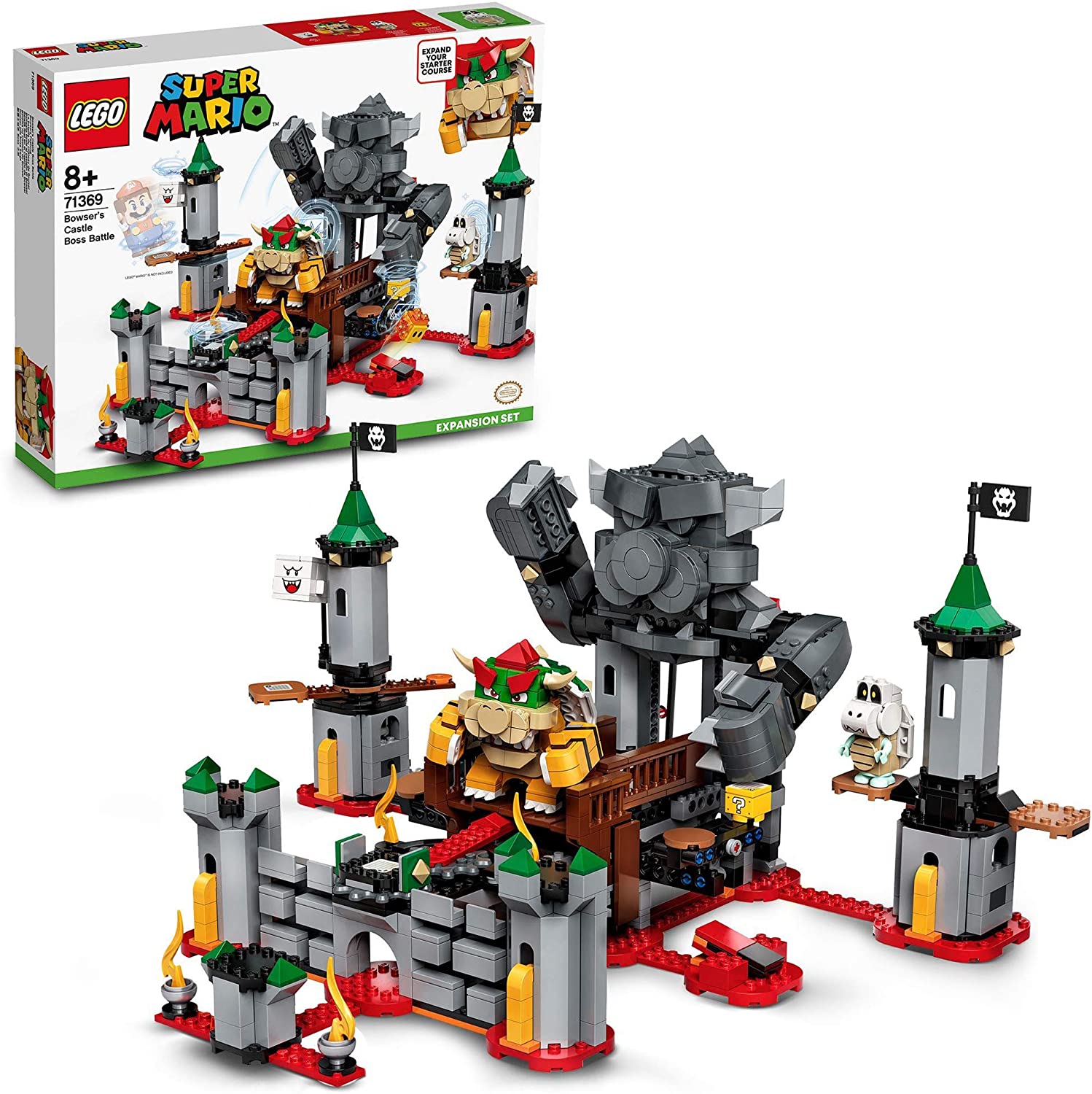 Bild zu Lego Super Mario Bowsers Festung (71369) für 58,42€ (Vergleich: 74,99€)