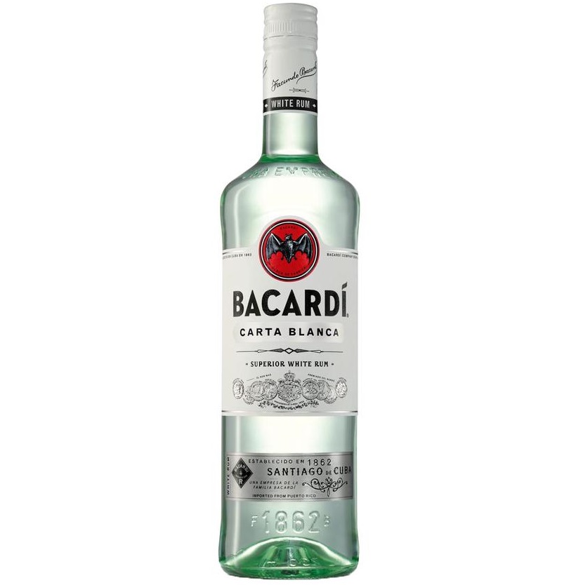 Bild zu 1 Liter Bacardi Carta Blanca 37.5% für 13,90€ (Vergleich: 19,69€)