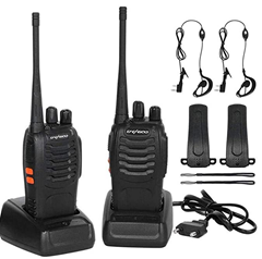 Bild zu CACAGOO Walkie Talkie (2 x Funkgerät, PMR446 1500 mAh, 16 Kanäle, 6 km Reichweite für 31,99€