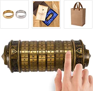 Bild zu Blusea Da Vinci Code Mini Cryptex Zylinderschloss inkl. Ringe für 29,99€